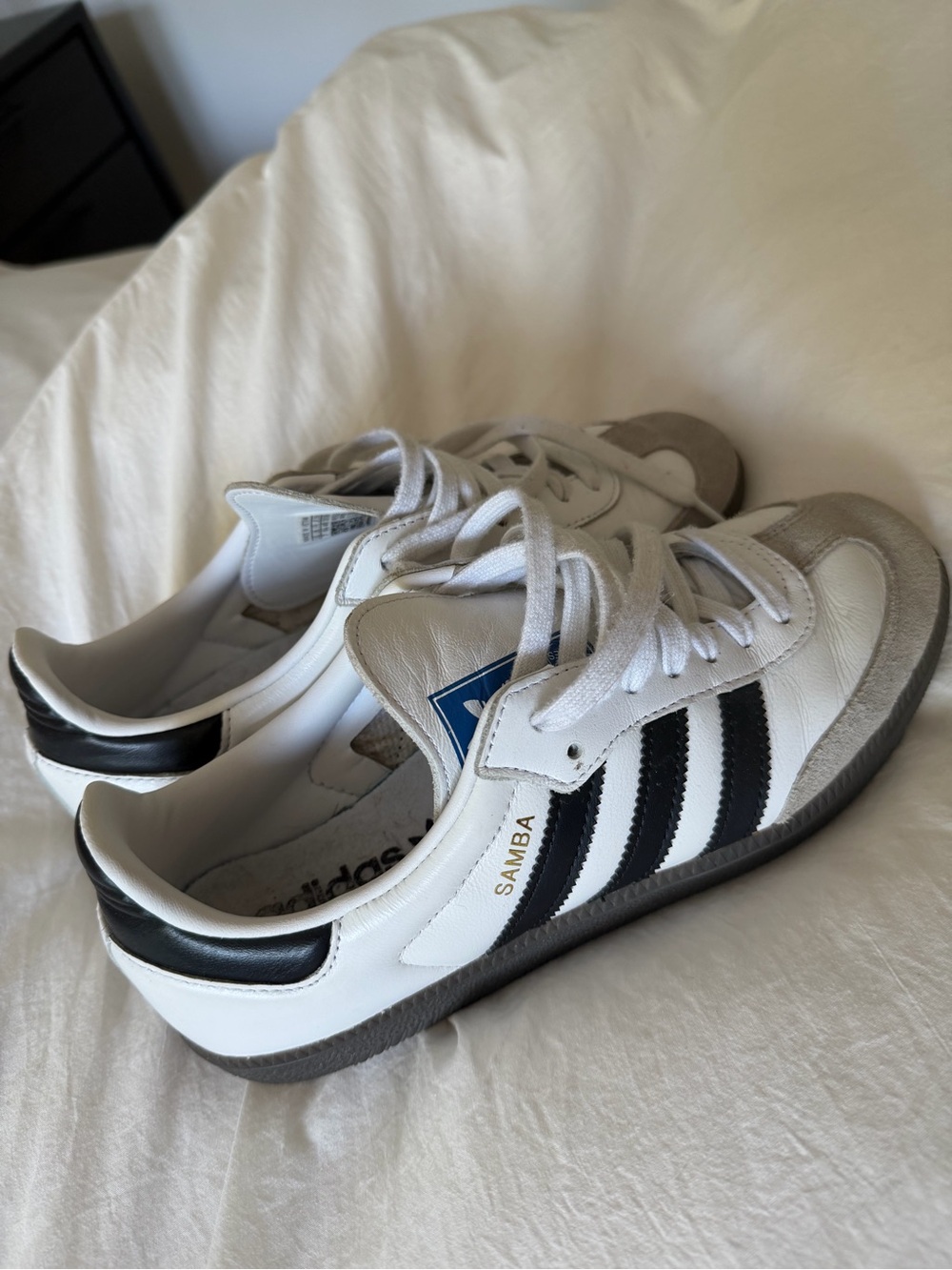 adidas Samba White Black Low-Top Sneakers